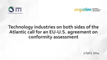 Trade: Technology industries on both sides of the Atlantic call for an EU-U.S. agreement on conformity assessment