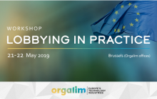 Orgalim workshop ‘Lobbying in practice’